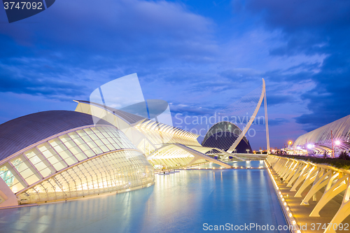 Image of City of the Arts and Sciences in Valencia, Spain.