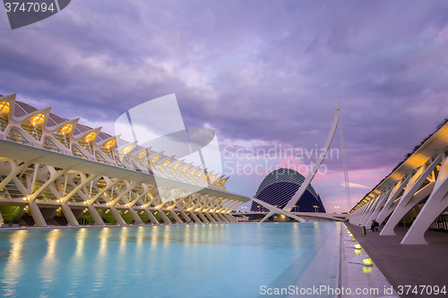 Image of City of the Arts and Sciences in Valencia, Spain.