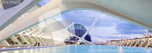 Image of City of the Arts and Sciences in Valencia, Spain.