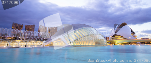 Image of City of the Arts and Sciences in Valencia, Spain.