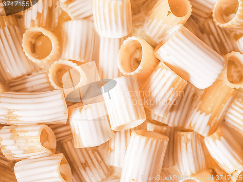 Image of Retro looking Paccheri pasta