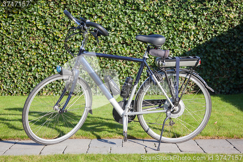 Image of Electric bicycle in the sun