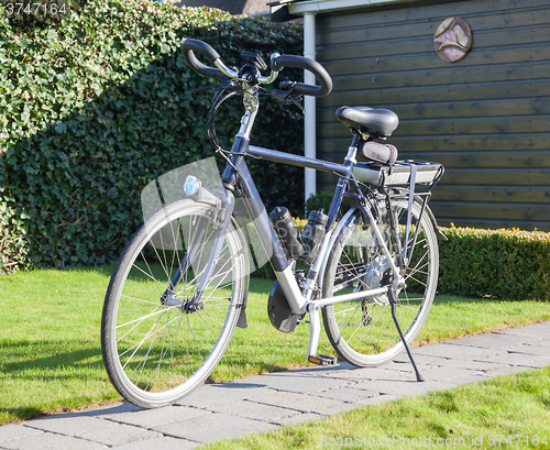 Image of Electric bicycle in the sun