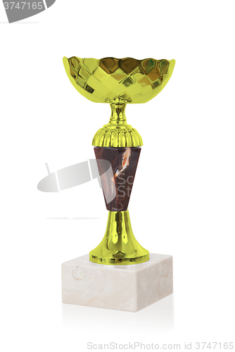 Image of Trophy cup isolated