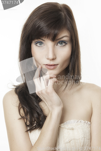 Image of young woman portrait