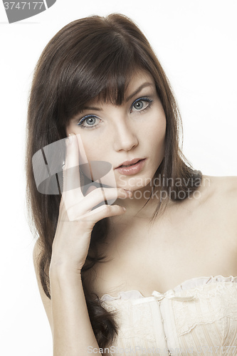 Image of young woman portrait