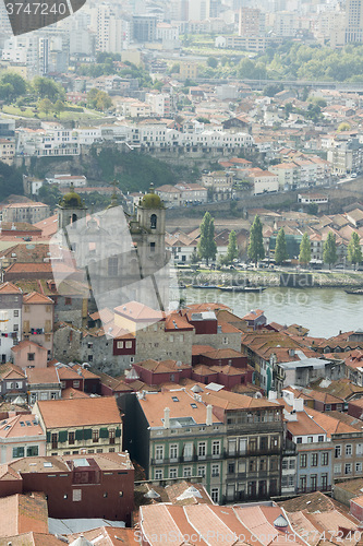 Image of EUROPE PORTUGAL PORTO RIBEIRA OLD TOWN CHURCH