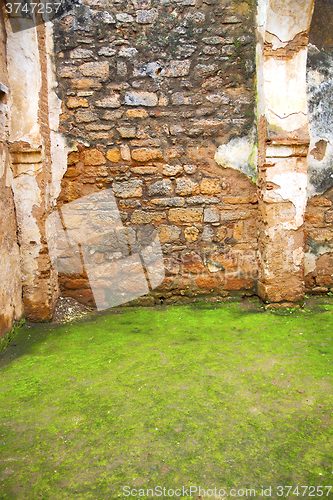 Image of chellah  in        africa        deteriorated monument and site