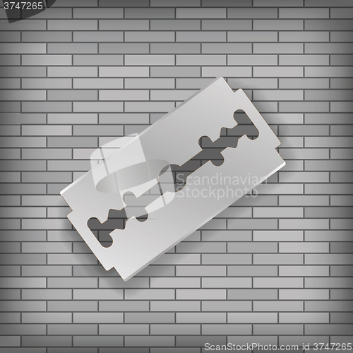 Image of Realistic Razor Blade Icon