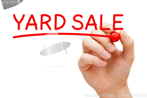 Image of Yard Sale Hand Red Marker