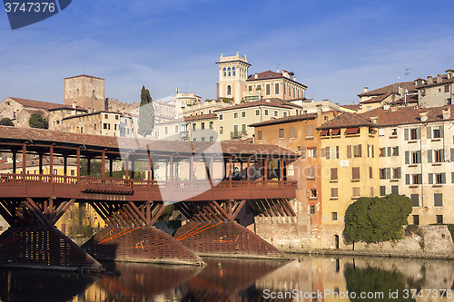 Image of The Ponte Vecchio in Bassano del Grappa