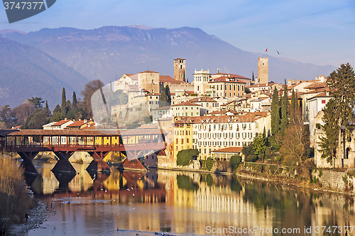 Image of The Ponte Vecchio in Bassano del Grappa