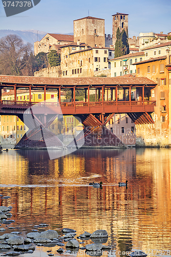 Image of The Ponte Vecchio in Bassano del Grappa