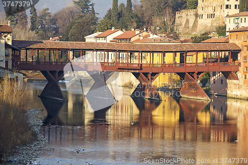 Image of The Ponte Vecchio in Bassano del Grappa