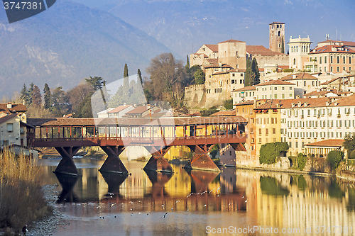 Image of The Ponte Vecchio in Bassano del Grappa