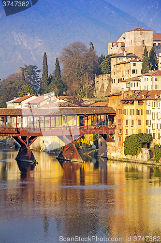 Image of The Ponte Vecchio in Bassano del Grappa