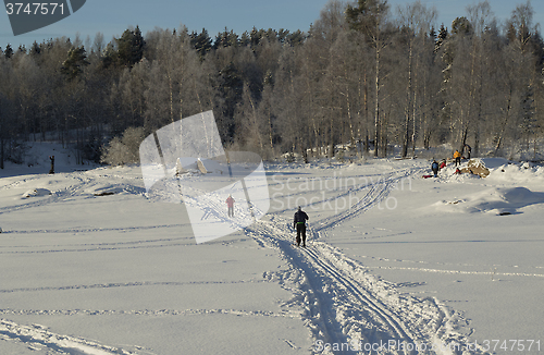 Image of Norwegian winter landscape