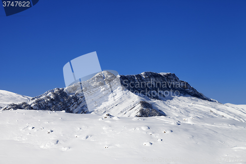 Image of Winter snowy mountains