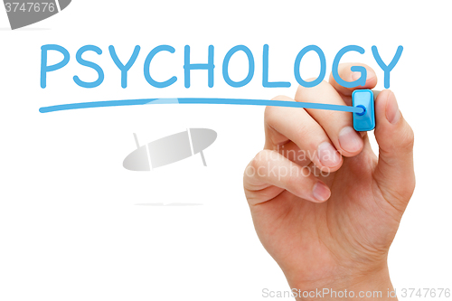 Image of Psychology Hand Blue Marker