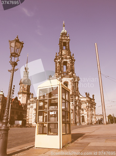 Image of Dresden Hofkirche vintage