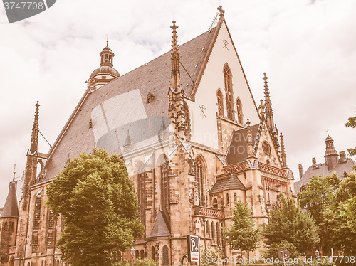 Image of Thomaskirche Leipzig vintage