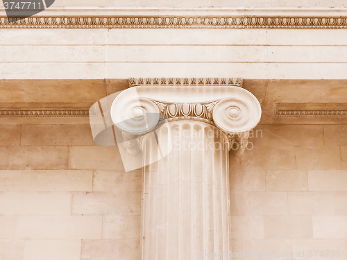 Image of  Ionic capital vintage