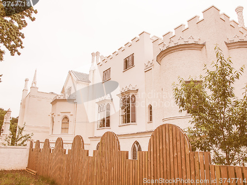 Image of Strawberry Hill house vintage