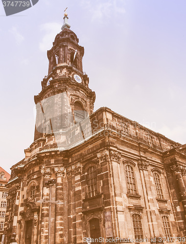 Image of Kreuzkirche Dresden vintage