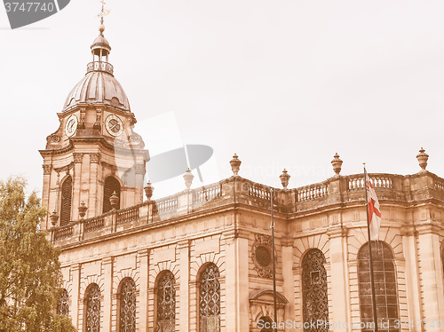 Image of St Philip Cathedral, Birmingham vintage