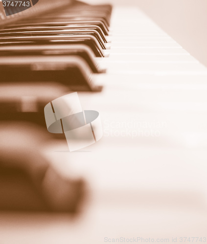 Image of  Music keyboard vintage
