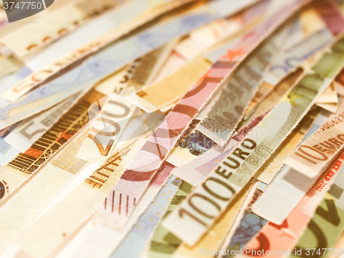 Image of  Euro note vintage