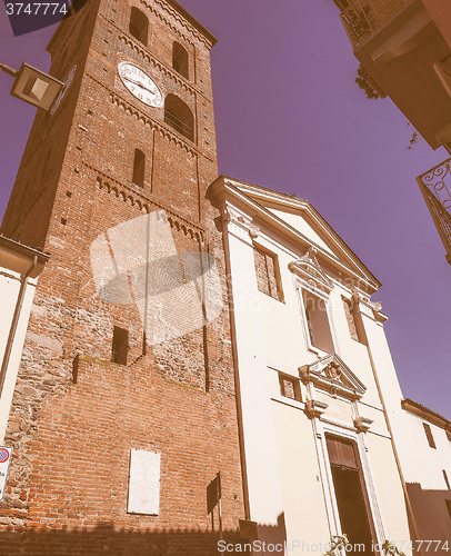 Image of Santa Maria church in San Mauro vintage