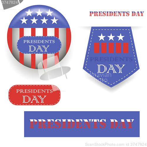 Image of Presidents Day Icons