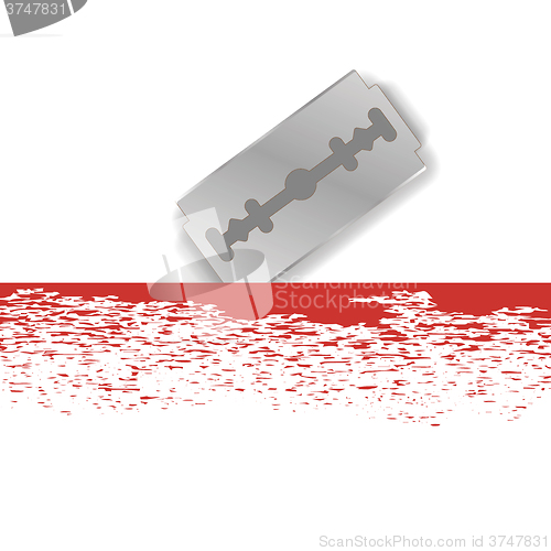 Image of Metal Razor Blade 