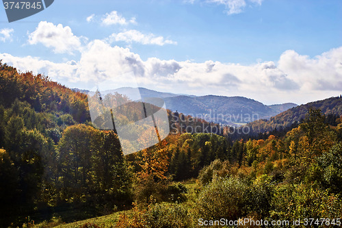 Image of Sudety Range in Southern Poland