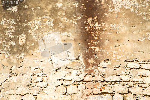 Image of texture wall in africa morocco the  