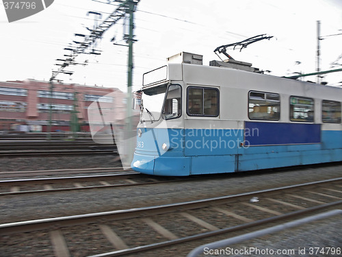 Image of A tram in Gothenburg