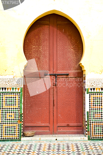 Image of historical in  antique building  