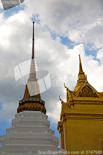 Image of  thailand  in  bangkok  rain     abstract cross   religion  mosa