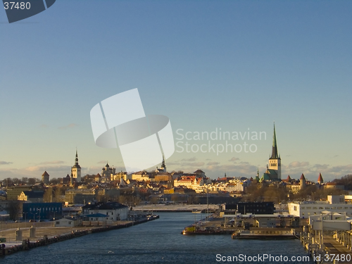 Image of view of tallinn, estonia