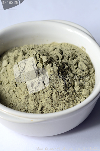 Image of Green cosmetic clay powder