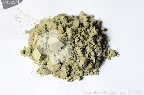 Image of Green cosmetic clay powder