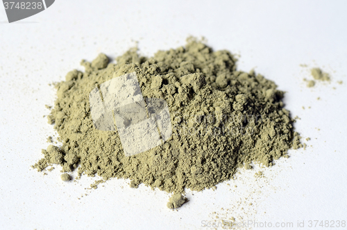 Image of Green cosmetic clay powder