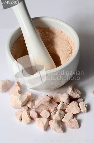 Image of cosmetic clay for spa treatments