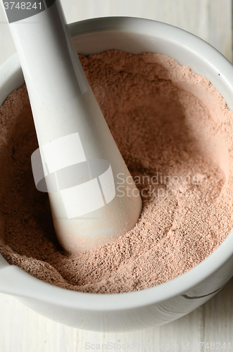 Image of cosmetic clay for spa treatments