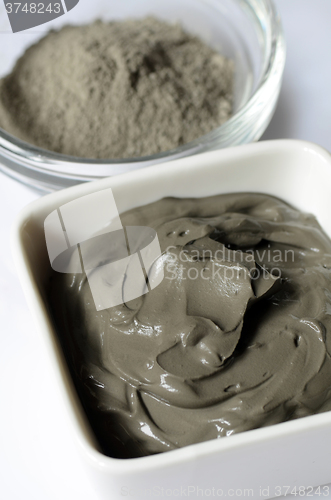 Image of Cosmetic clay for spa treatments