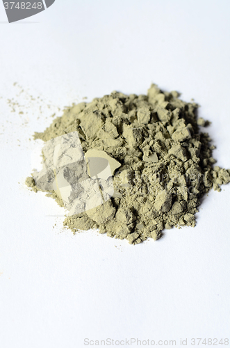 Image of Green cosmetic clay powder