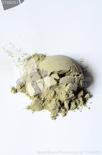 Image of Green cosmetic clay powder