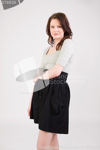 Image of young beautiful woman