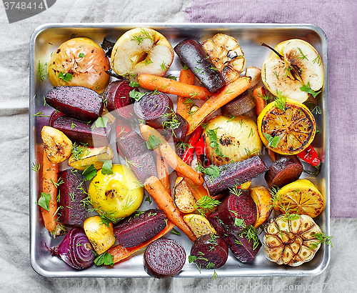 Image of Roasted fruits and vegetables